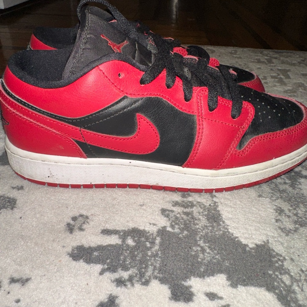 Air Jordan 1 low GS reverse bred sneaker